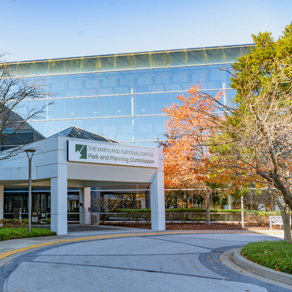 Prince George's County Planning Board and Palling Dept. Main Entrance.