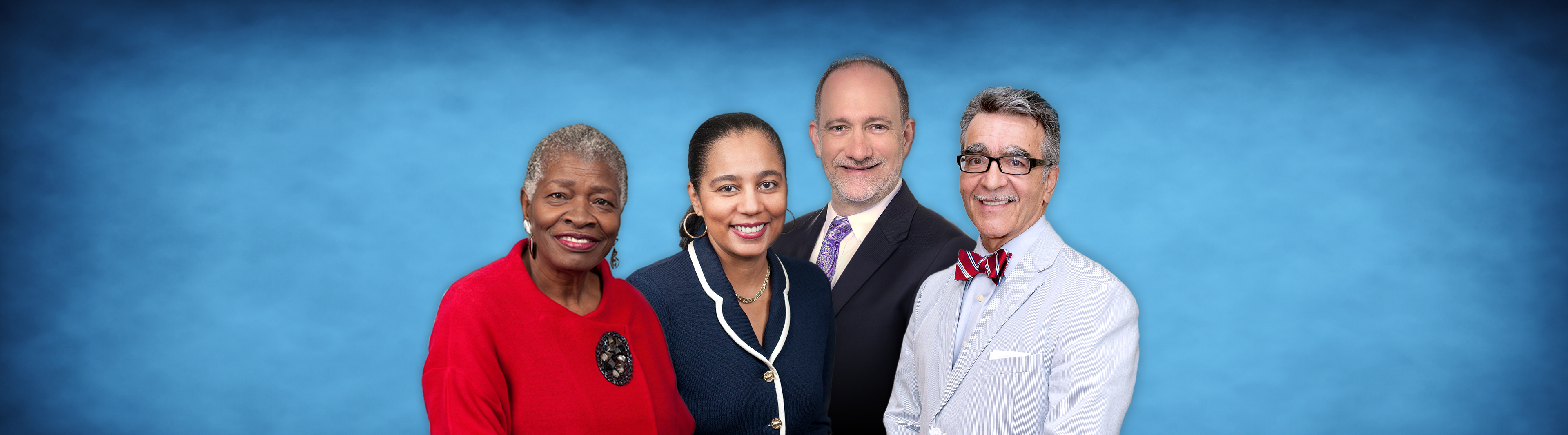 The Prince George's County Planning Board shown left to right: Dorothy F. Bailey, A. Shuanise Washington, Peter A. Shapiro, and Manuel R. Geraldo.